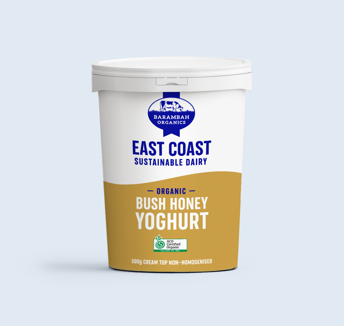 500g of Bush Honey Yoghurt - Organic Yoghurt Australia - Barambah Organics